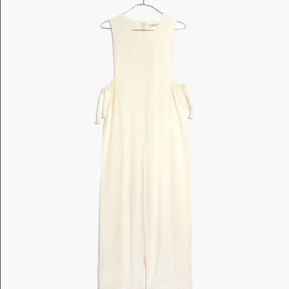 Xs madewell NWT ivory jumpsuit
